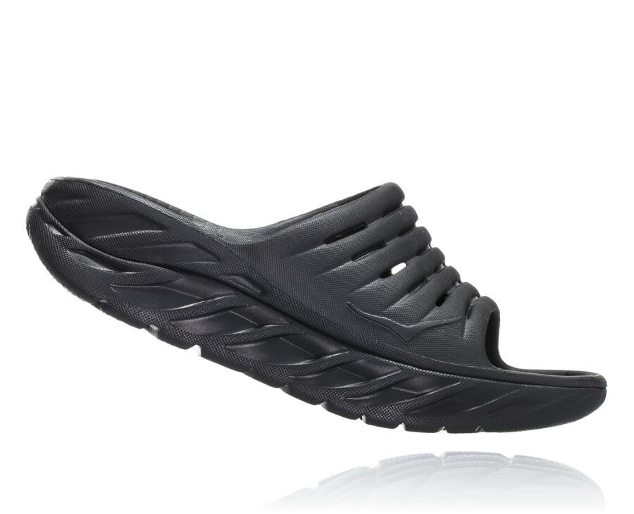 Hoka Australia One One ORA Recovery - Mens Slide Black - AOWTJ-1072